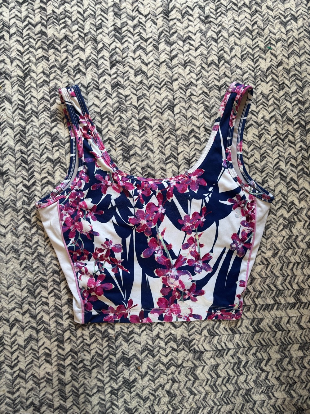 Floral Fabletics Long Line Sports Bra Women’s Large